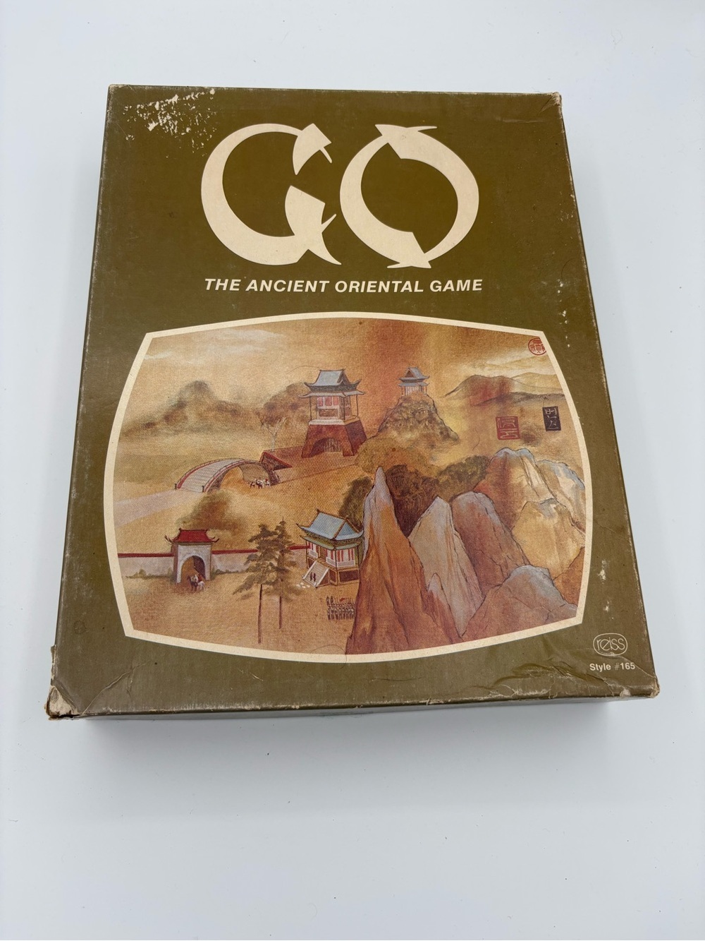 1974 GO The Ancient Oriental Game Board Reiss Dynamic Bookshelf Game #165 USA